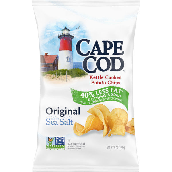 Cape Cod 40% Reduced Fat Sea Salt 1.5oz 56ct