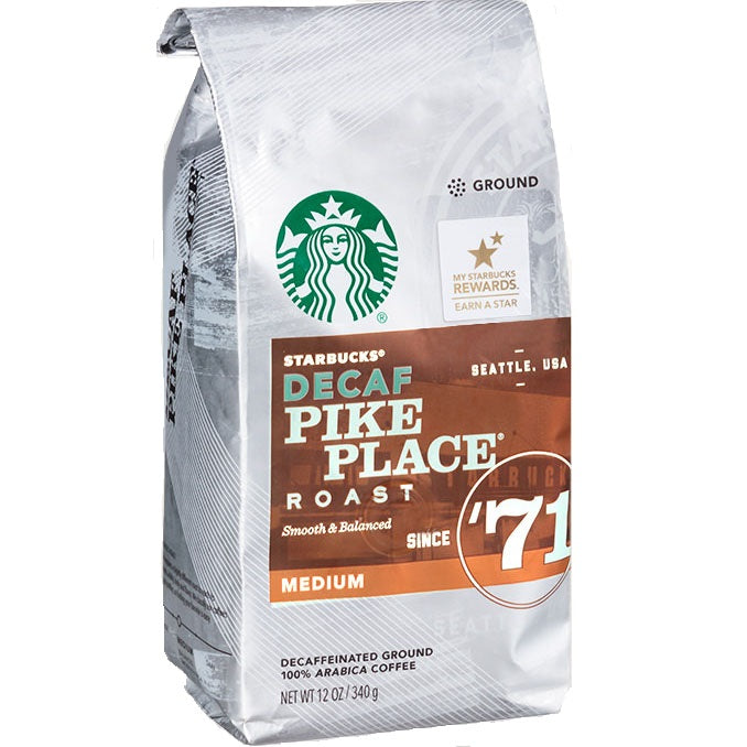 Starbuck's Pike Place Decaf Whole Bean