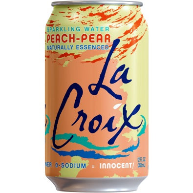 La Croix Peach Pear 12oz 24ct