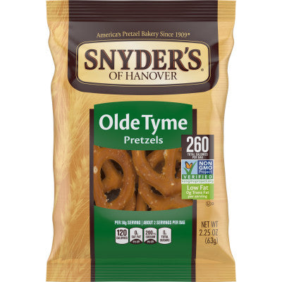 Snyder's Olde Tyme Pretzels 1.58oz 60ct