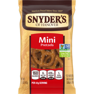 Snyder's Mini Pretzels 1.5oz 60ct