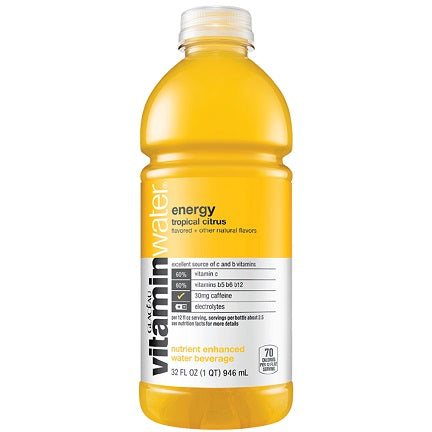 Vitamin Water Energy Tropical Citrus 20oz 24ct