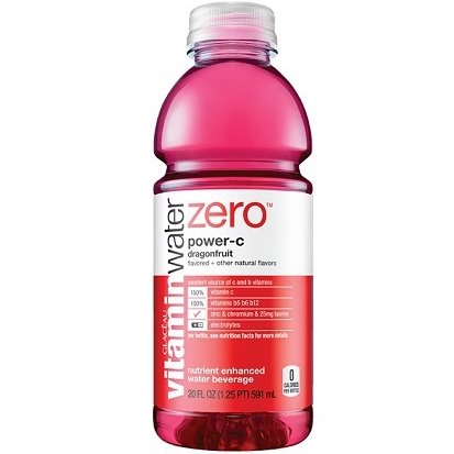 Vitamin Water Zero Power C Dragon Fruit 20oz 24ct