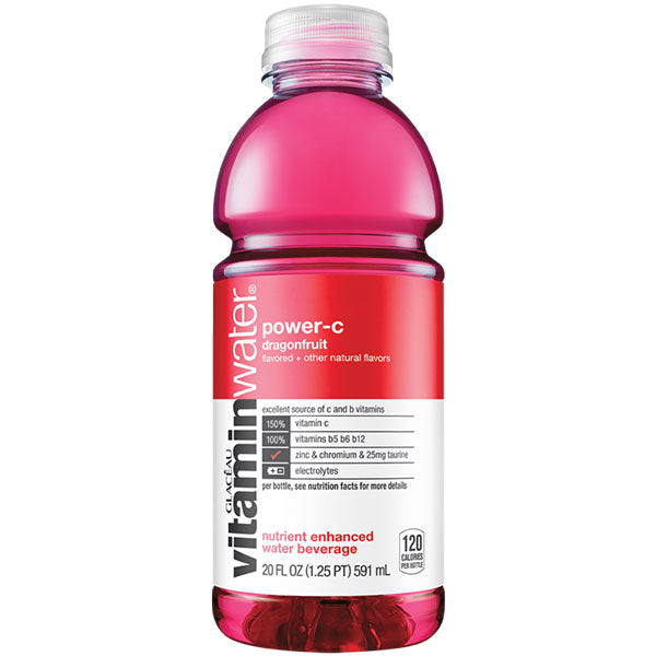 Vitamin Water Power C Dragon Fruit 20oz 24ct