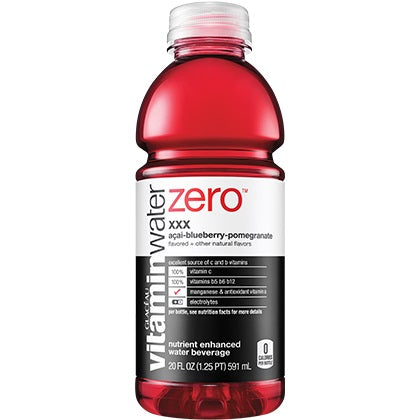 Vitamin Water Zero XXX Acai Blueberry Pomegranate 20oz 24ct