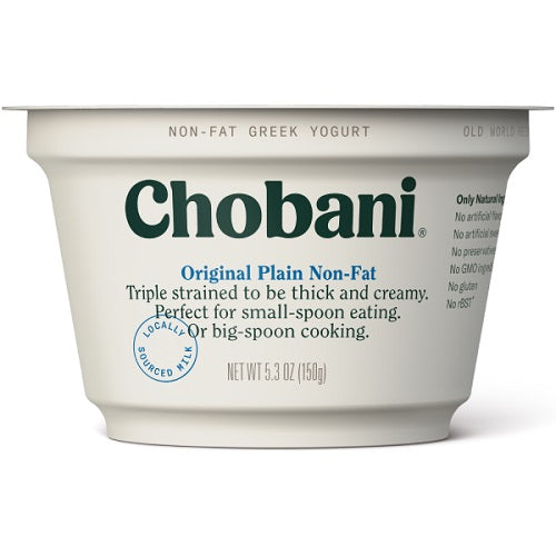 Chobani Yogurts - Plain 12ct