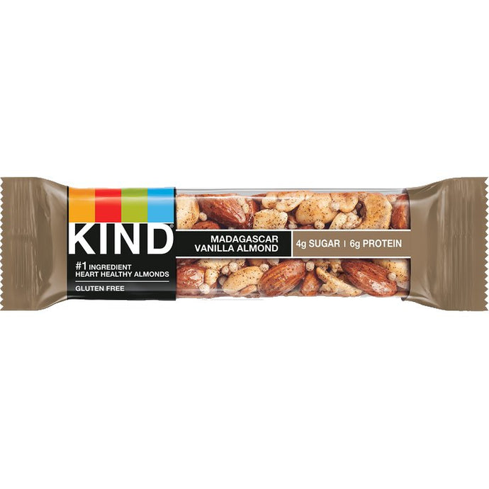 Kind Bar Madagascar Vanilla Almond 1.4oz 12ct