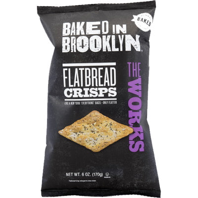 Baked in Brooklyn Flatbread Crisps-The Works 24ct