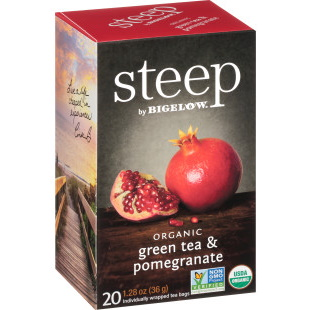 Steep Tea Organic Green Tea w/Pomegranate 120ct